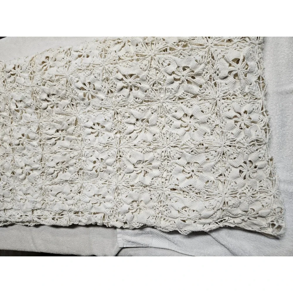 Vintage‎ Handmade  Crotchet  Blanket